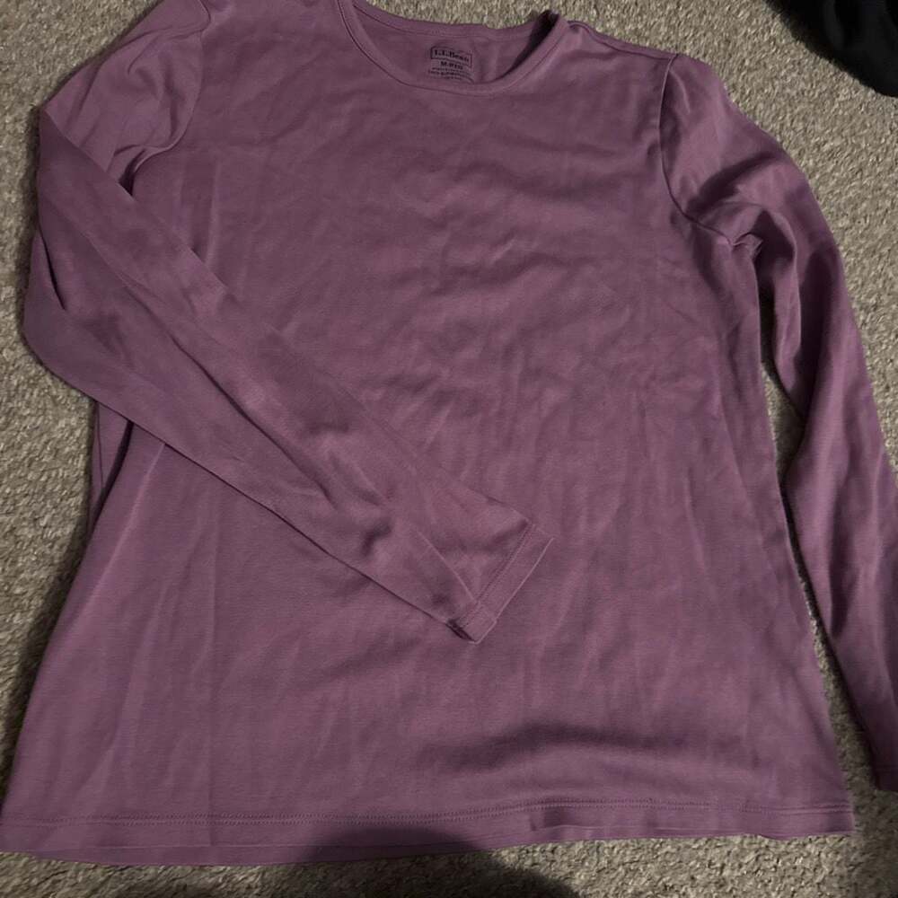 L.L.Bean Women's Supima Cotton Long Sleeve Crewneck Tee